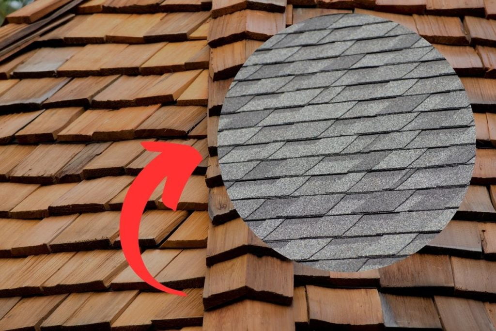 Cedar Conversion (Cedar to Asphalt Shingles)